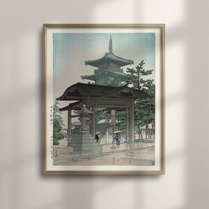 Kawase Hasui Ukiyo-e Print: Japanese Edo Period Artwork