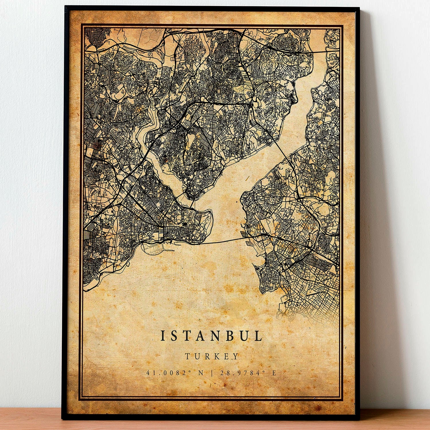 2617 外国切手 バテカン 1993年 宮殿建築 10種完 未使用 Istanbul Vintage Map Poster Wall Art | City Artwork Print