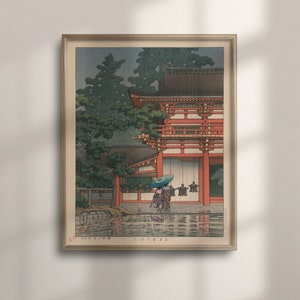 Kasuga Shrine Nara Print: Kawase Hasui Ukiyo-e Japanese Art