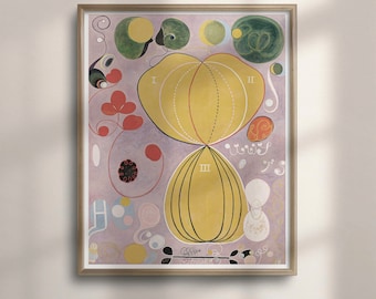 Hilma af Klint Art Poster: The Ten Largest No. 7, Abstract Print