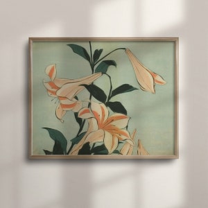 Japanese Flowers Botanical Art, Vintage Art, Botanical Prints, Art Print, Japanese Art, Flower Art, Flower Art Print, Wall Art, Art, C16-689