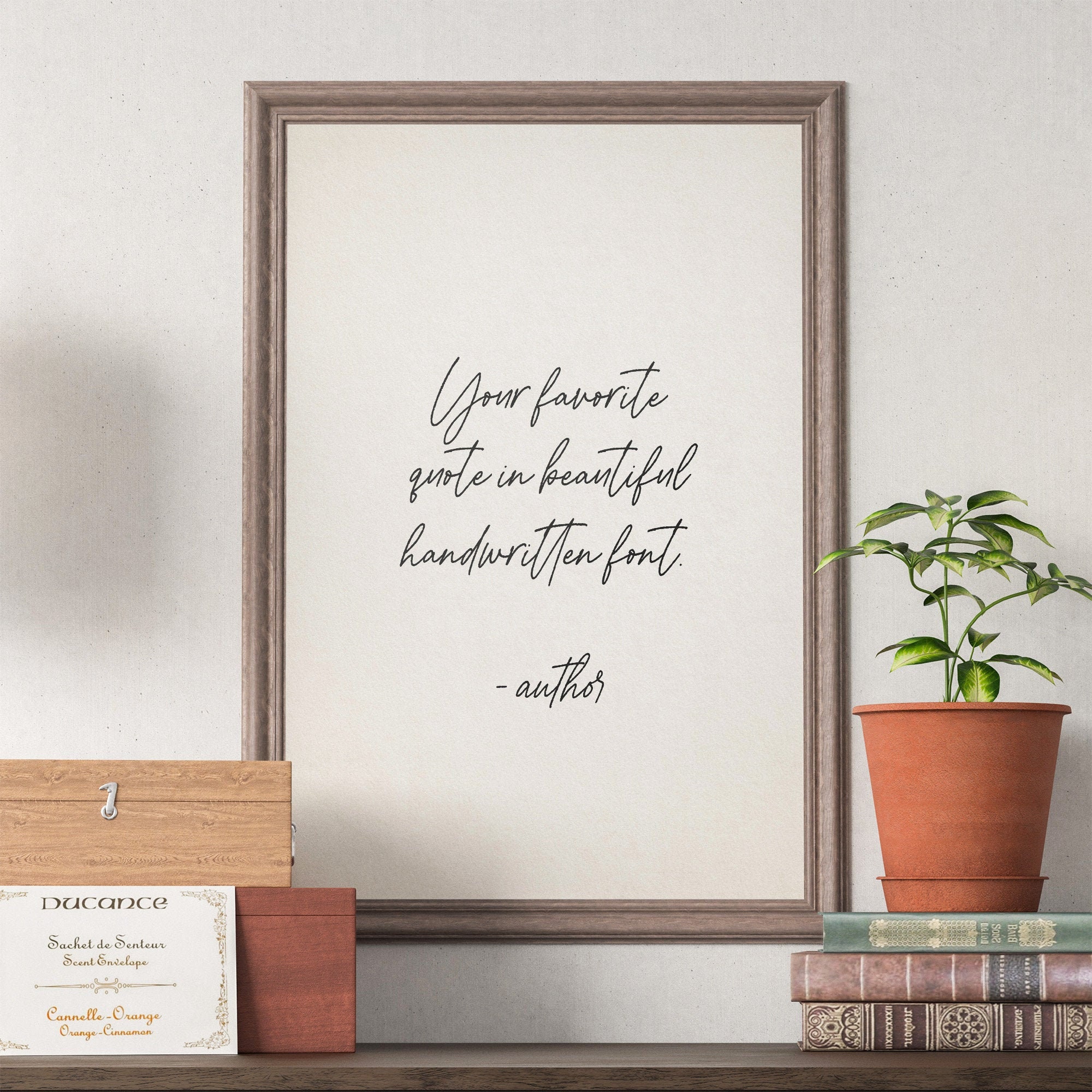 Personalized Scroll Frame Wall Quotes™ Decal