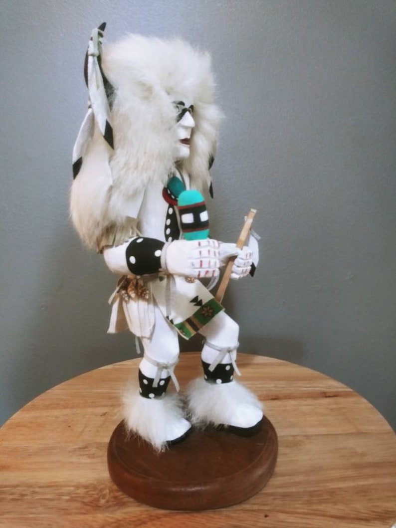 White Buffalo Kachina Doll Carved and Crafted by Hand Etsy