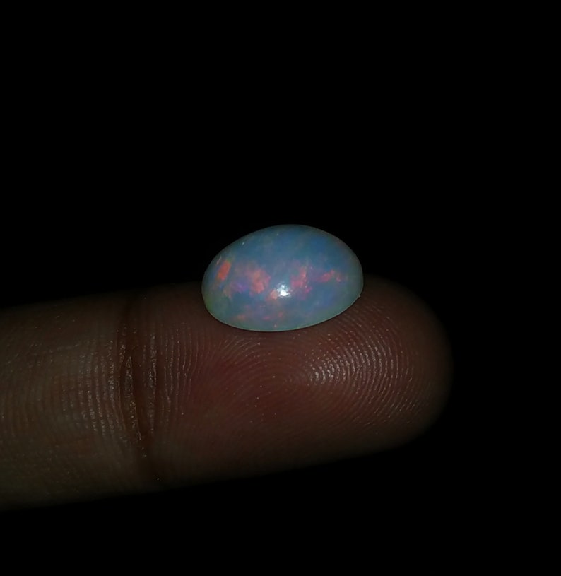 3.60 Cts,Ethiopian opal,natural opal oval shape,welo opal cabochon,fire opal loose gemstone,fleshy opal gemstone,opal stone,13x10 mm,Z-368