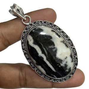 Natural White Buffalo Turquoise Pendants, 925 Sterling Silver Pendants, Handmade Oval Pendant, White Buffalo Pendant , Birthday Gift For Her