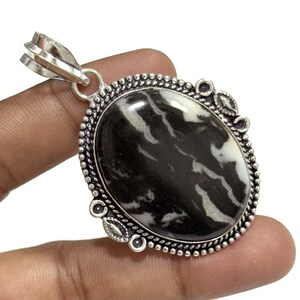Natural White Buffalo Turquoise Pendants, Oval Pendant For Women, Handmade Pendant 925 Sterling Silver Pendant ,Birthday Gifts, Gift For Her