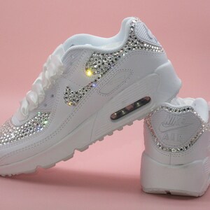 Crystal Wedding Bridal Nike Air Max 90 Swarovski Nike - Etsy