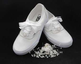 white vans wedding
