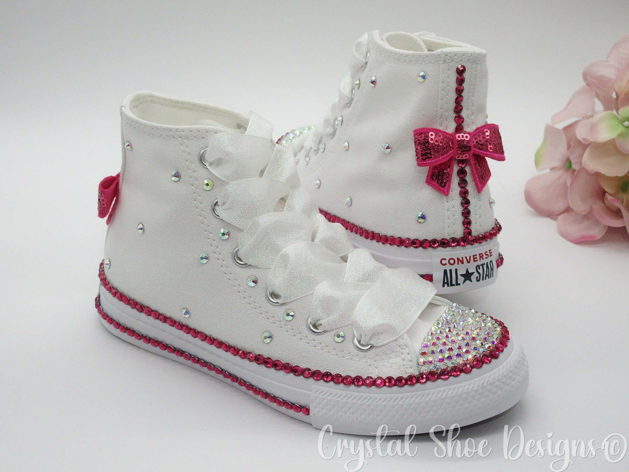 Baby converse crystals discount