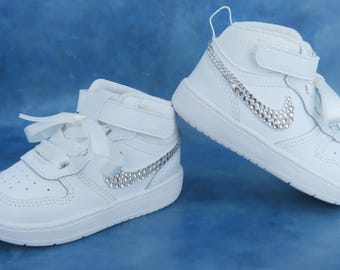 Crystal Bling Baby Nike Shoes, Custom Toddler Nikes