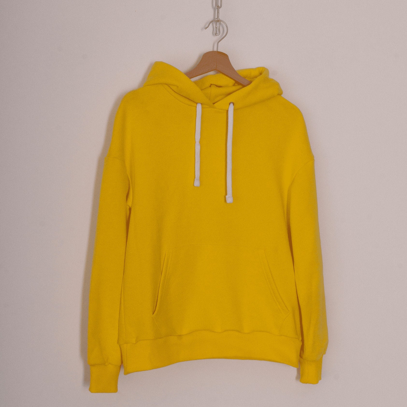 Yellow Oversized Hoodie Women Basic Hoodie - Etsy