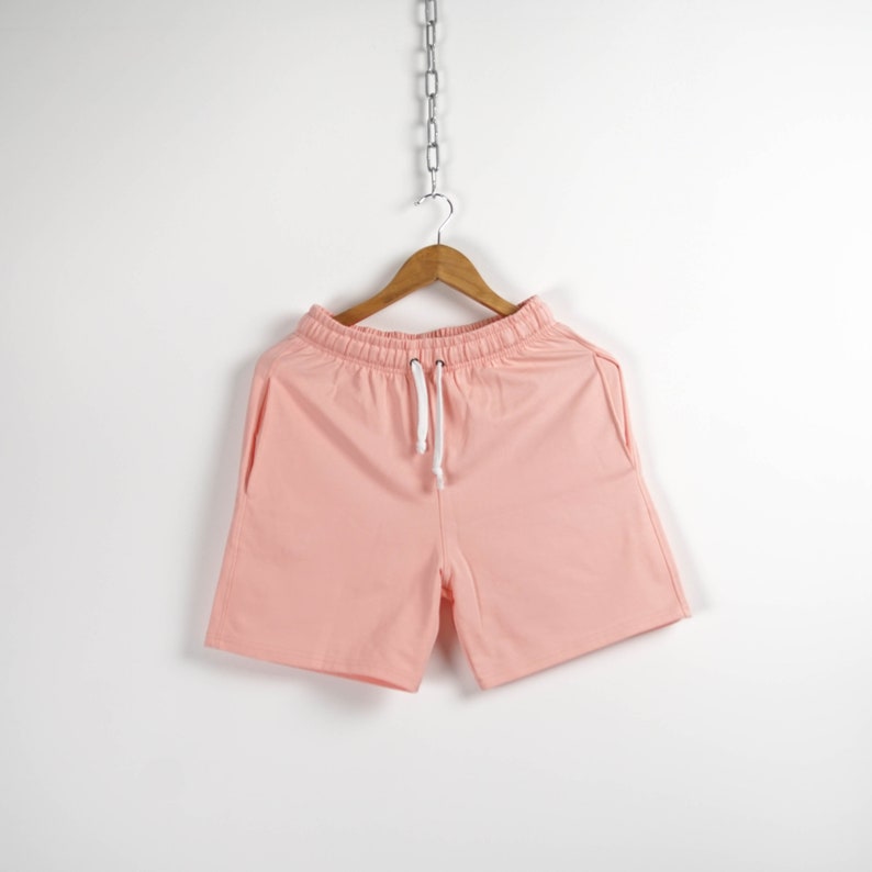 Light pink women shorts, ladies cotton shorts, Ukrainian Brand image 9