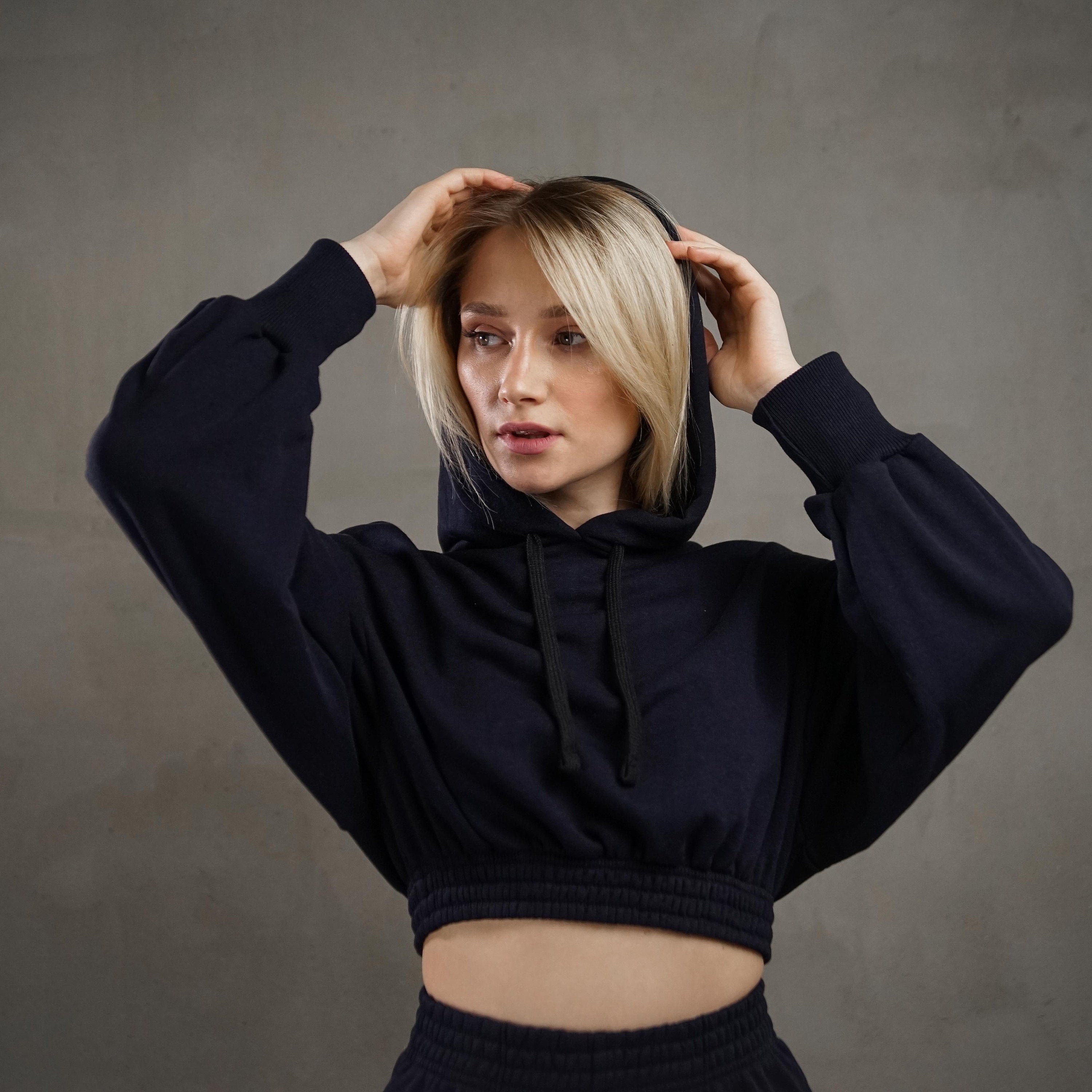 crop hoodie womens