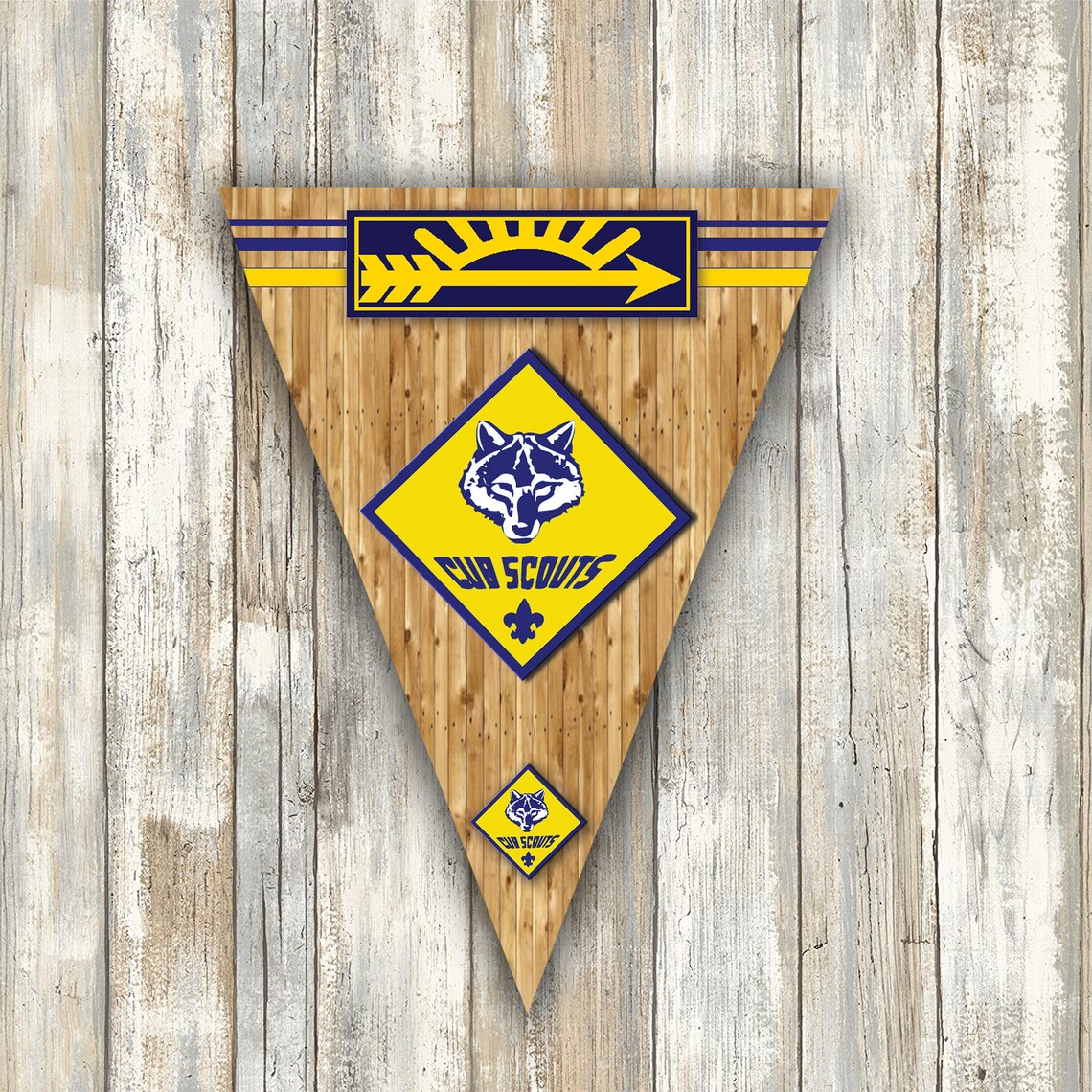 CUB SCOUT Printed BANNER / Arrow of Light Banner / Completely - Etsy