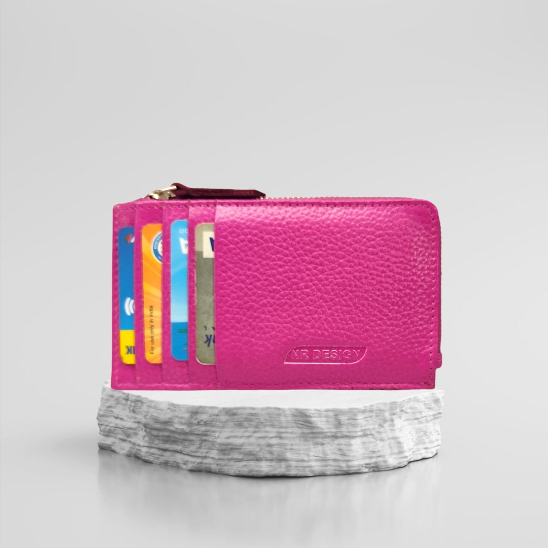 Women's Card Holder Personalized Giftsleather Card Etsy