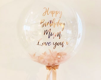 Autocollants de ballon, vinyle autocollant personnalisé, étiquettes personnalisées - pour les ballons de fête, décalcomanies de ballon, ballons de confettis, signalisation d'anniversaire personnalisée