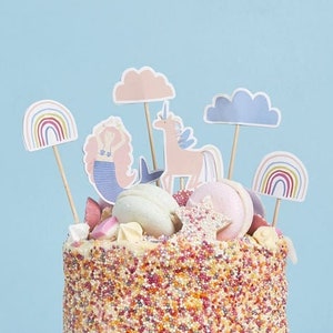 Meerjungfrau Tortendeko, Einhorn Tortendeko, Mermaid Cake Topper, Meerjungfrau Tortendeko, Einhorn Geburtstagsparty