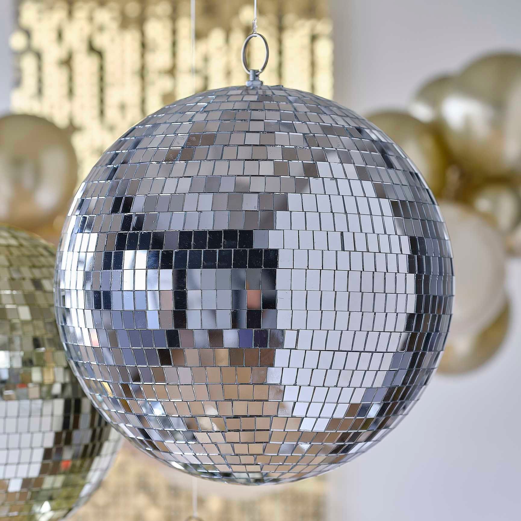 Disco Ball for Bedroom, Dorm or Party. Hang From Ceiling Christmas Present  New Years Christmas Gift Birthday Gift Party Decor Mirror 8 6 