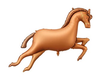 Globo de aluminio con temática de caballo, decoraciones para fiestas de cumpleaños de caballos, globos para fiestas con temática de caballos, decoración para fiestas de ponis, suministros para fiestas de caballos, globos con temática de caballos.