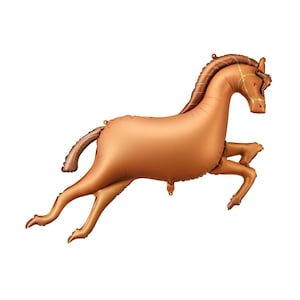 Horse Foil Balloon, Horse birthday party decorations, horse themed party balloon, pony party decor, horse party supplies, horse balloon
