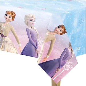 Disney Frozen Party Plastic Tablecover - Frozen Party Supplies Disposable Tableware Disney Frozen Party Plastic Tablecover