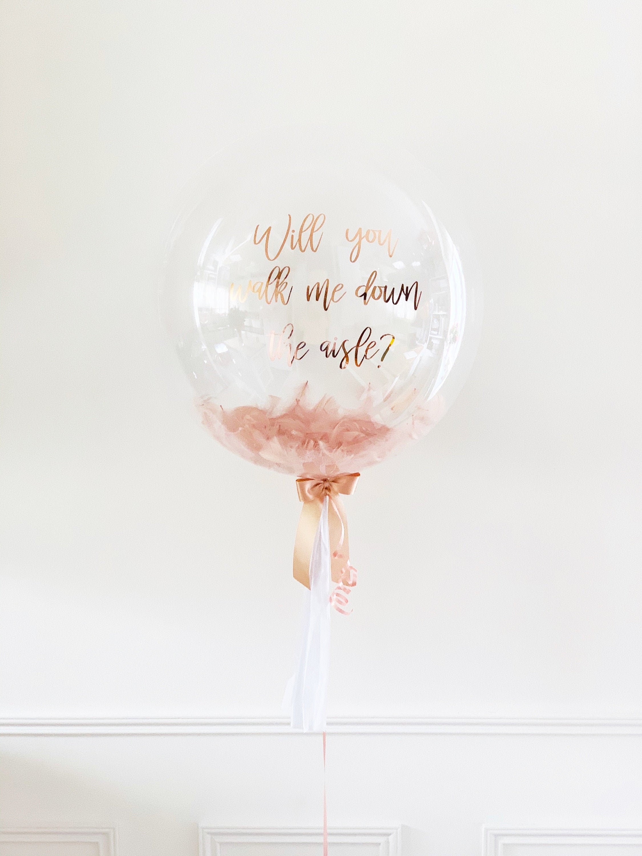 Bridesmaid Proposal Big Personalised Balloon in a box | Etsy
