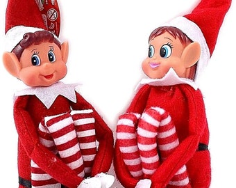 Naughty Elf Arrival Doll, Elves Behavin' Badly Elf Dolls. Elfenpop meisjes, elfenpop jongens