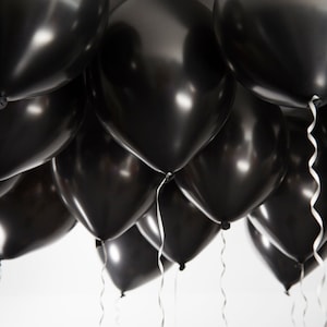 Black and White Birthday Party Decoration, Monochrome Balloon