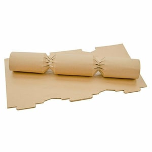 Kit DIY de craquelins de Noël - 12 flans de carton kraft recyclé, activité de Noël pour enfants, craquelins de mariage recyclés respectueux de l'environnement, craquelins artisanaux