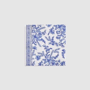 Tovaglioli grandi in tela francese blu x 25, tovaglioli vintage in stile francese x 25, tovaglioli di carta per feste, tovaglioli blu per feste, stoviglie per cene