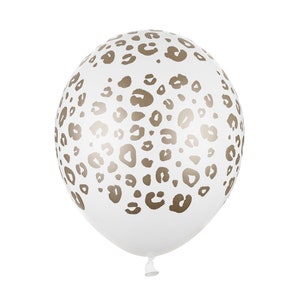 Cheetah Print Balloons, High Quality Latex Leopard Print Balloon Bundle, Safari Party Balloons, Jungle Party Decorations, Leopard Party