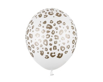 Cheetah Print Balloons, High Quality Latex Leopard Print Balloon Bundle, Safari Party Balloons, Jungle Party Decorations, Leopard Party