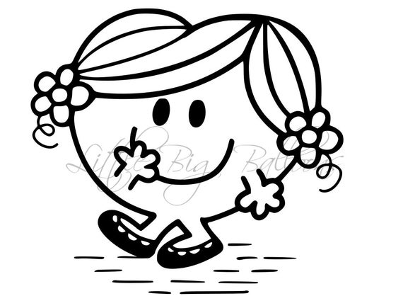 Little Miss Hug transparent SVG File for Cricut and Silhouette | Etsy