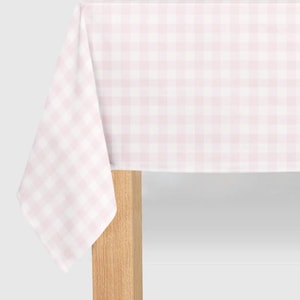 Tovaglia di carta a quadretti rosa, festa di coterie, tovaglia per feste in giardino, tovaglia da picnic a quadretti, tovaglia per feste, forniture per feste estive