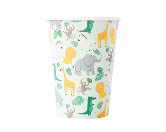 Safari Party Cups x 8, My Mind's Eye Safari Party Tableware set of cups