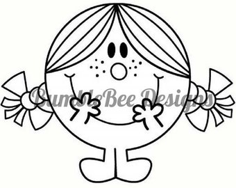 Little Miss Sunshine SVG PNG Vector File for Cricut and Silhouette