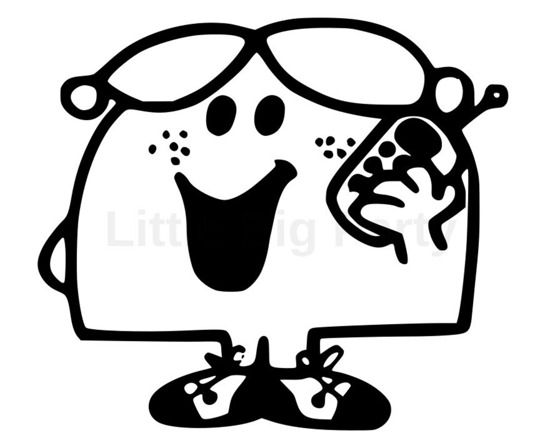 Little Miss Chatterbox SVG PNG File for Cricut and Silhouette - Etsy