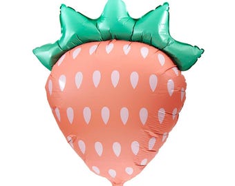 Erdbeerballon, Beeren-Dekorationen zum 1. Geburtstag, Erdbeer-Partyartikel, Erdbeerdekorationen