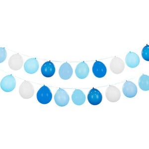 3 in 1 Blue Balloon Garland