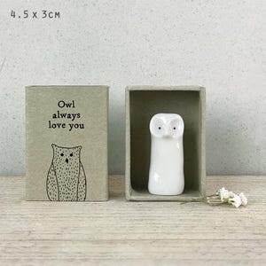 Matchbox Porcelain Bear Ornament, Polar Bear Gift, Porcelain Keepsake Gift, Thinking of you Gift, Porcelain Gift, Bear Hug Gift friends