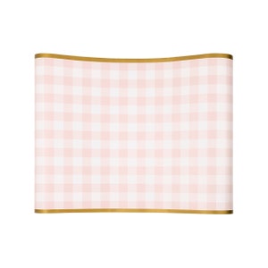 Runner da tavolo in carta a quadretti rosa, tovaglia per feste in giardino, tovaglia da picnic a quadretti, tovaglia per feste, articoli per feste estive, stoviglie per compleanni