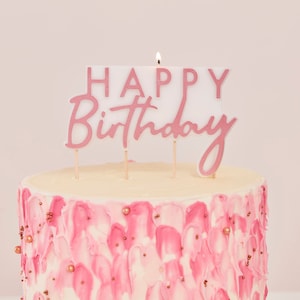 Generic Bougies d anniversaire multicolores 6 Pcs décor de gâteau à prix  pas cher