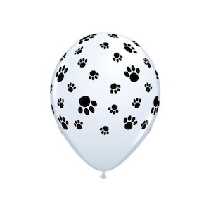 Pawprint Balloons - Animal Balloon Bundle, Dog Party, Cat Party, Puppy Party, Birthday Balloons, Party Balloon, Woodland Animals, Paw Prints