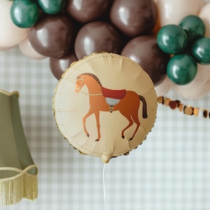 Horse Party Foil Balloon, Horse birthday party decorations, horse themed party balloon, pony party decor