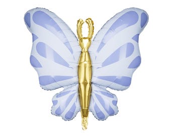 Palloncino a forma di farfalla blu (71 cm) Palloncino per feste a tema farfalla, decorazioni per feste a tema farfalla, accessori per feste a tema farfalla