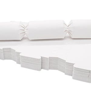 DIY Christmas Crackers Kit - 100 White Board Blanks, Kids Christmas craft activity, Eco Friendly recycled wedding crackers, Linen Crackers