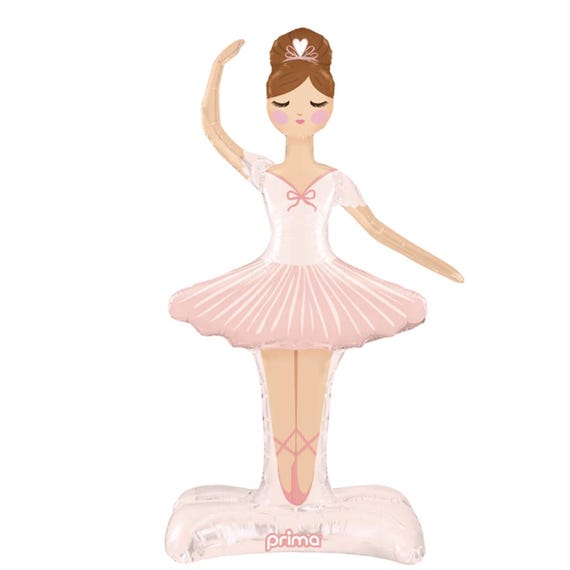 DIWULI Palloncino Ballerina XXL In Alluminio - Decorazione Compleanno Bambina