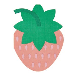 Strawberry Party Napkins x 20, Berry Birthday tableware, Strawberry themed birthday party supplies, Berry 1st birthday