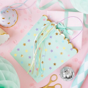 Party Hats 6 x Pastel and Star Party Hats