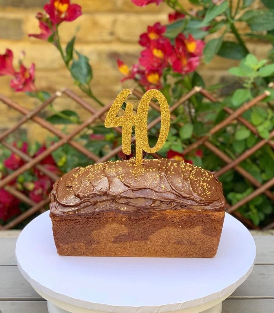 40th Birthday Cake Topper 40 Cake Topper Number 40 Cake Etsy Canada